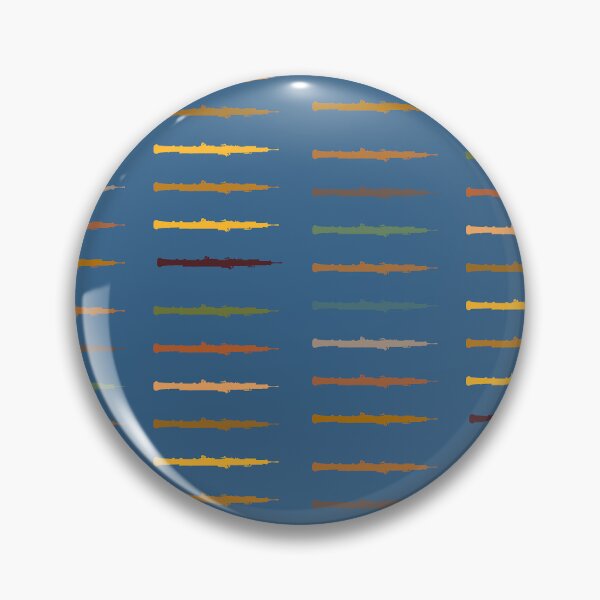 Item preview, Oboe pattern in assorted colours on Blue designed and sold by Ric1926.