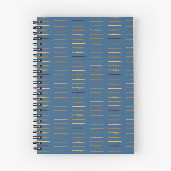 Item preview, Oboe pattern in assorted colours on Blue designed and sold by Ric1926.
