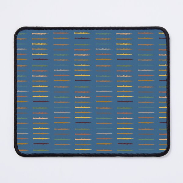 Item preview, Oboe pattern in assorted colours on Blue designed and sold by Ric1926.