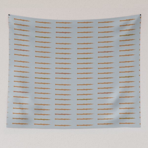 Item preview, Oboe pattern in Copper on Grey designed and sold by Ric1926.