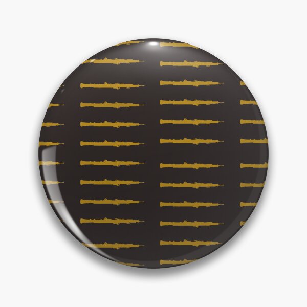 Item preview, Oboe pattern in Gold on Black designed and sold by Ric1926.