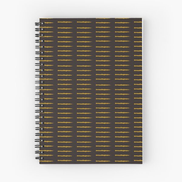 Item preview, Oboe pattern in Gold on Black designed and sold by Ric1926.