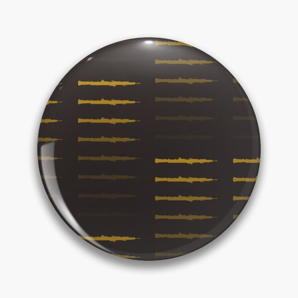Item preview, Oboe pattern in Gold on Black 2 designed and sold by Ric1926.