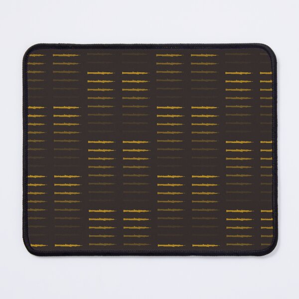 Item preview, Oboe pattern in Gold on Black 2 designed and sold by Ric1926.