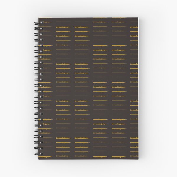 Item preview, Oboe pattern in Gold on Black 2 designed and sold by Ric1926.