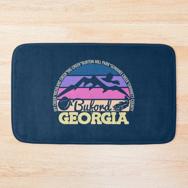 Item preview, Buford Georgia Sunset Retro Vintage Local Pride Logo designed and sold by CRHPOD20.
