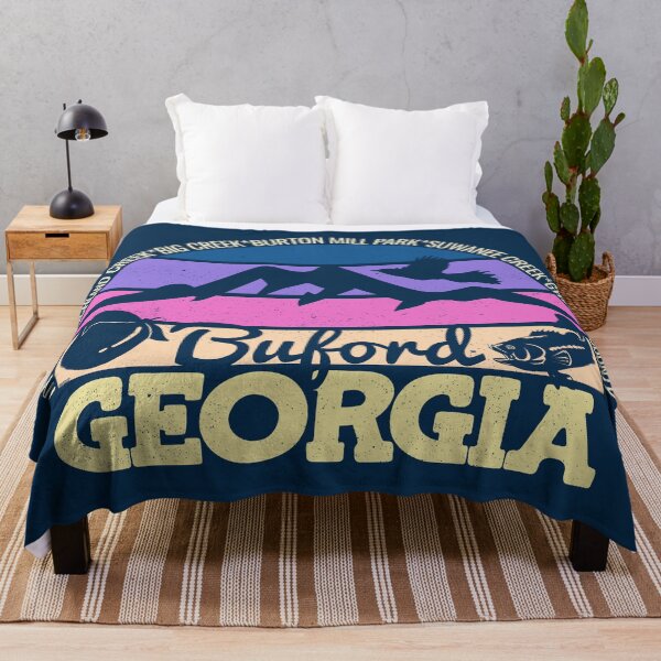 Item preview, Buford Georgia Sunset Retro Vintage Local Pride Logo designed and sold by CRHPOD20.