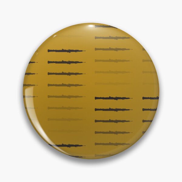 Item preview, Oboe pattern in Black on Gold designed and sold by Ric1926.