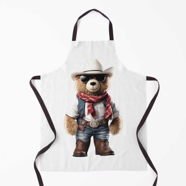 Item preview, Funny Cowboy Teddy Bear – Adorable Plush Teddy in Western Style designed and sold by Fredster1966.