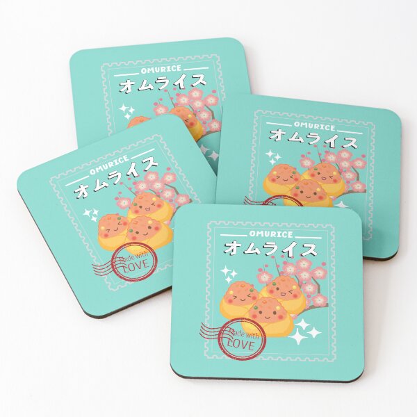 Item preview, kawaii Omurice cute japanese vintage stamp designed and sold by samah82.
