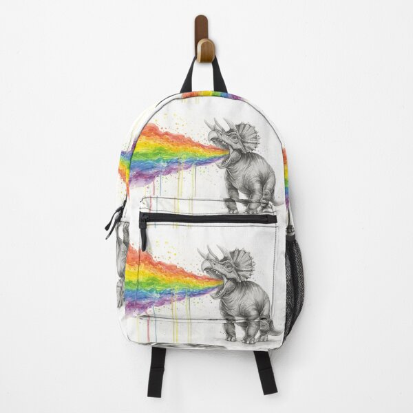 Item preview, Rainbow Vomit Triceratops Dinosaur designed and sold by Olga Shvartsur.
