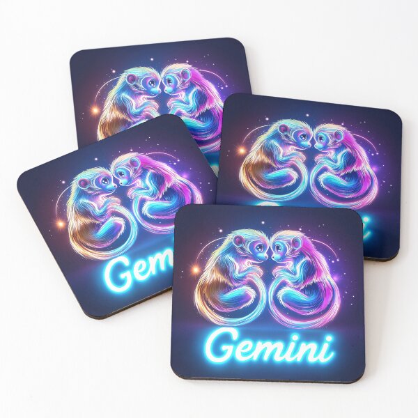 Item preview, Neon Twin Monkeys, Gemini Starlights designed and sold by silp159.