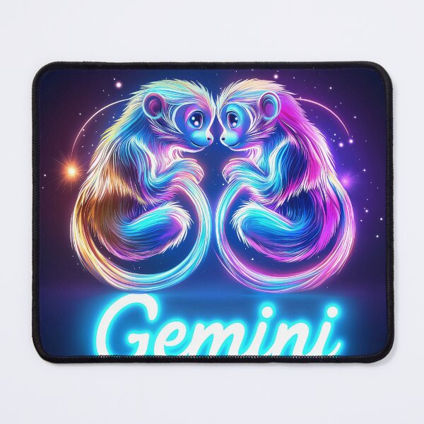 Item preview, Neon Twin Monkeys, Gemini Starlights designed and sold by silp159.