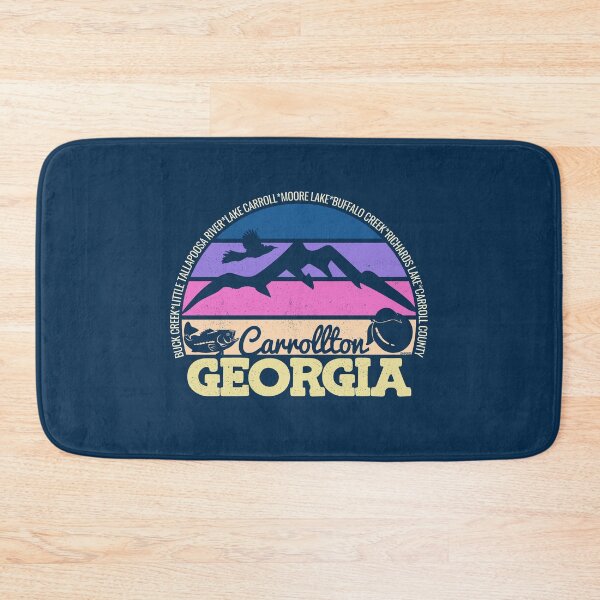 Item preview, Carrollton Georgia Sunset Retro Vintage Local Pride Logo designed and sold by CRHPOD20.