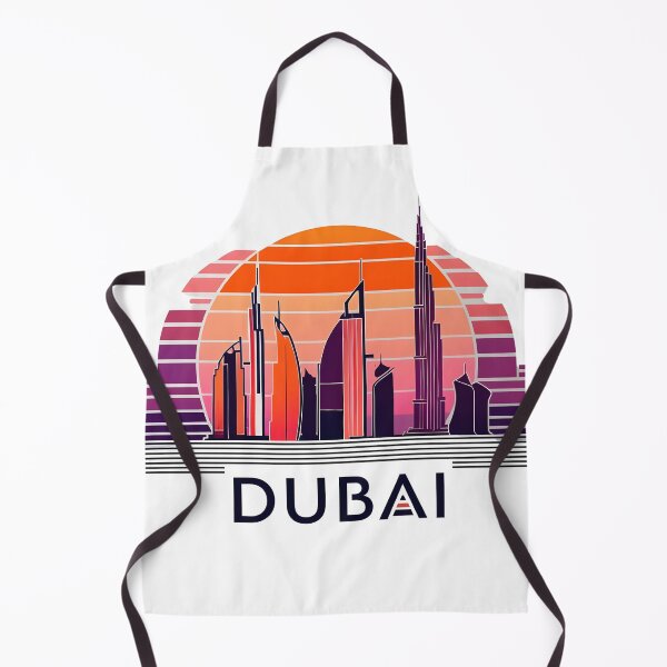 Item preview, Dubai Sunset Vector Art - Iconic UAE Gift Shirt designed and sold by LoliDesignShop.