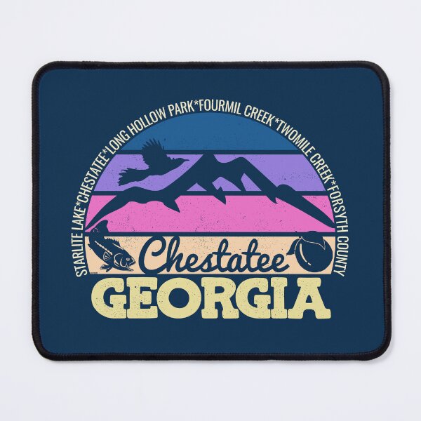 Item preview, Chestatee Georgia Sunset Retro Vintage Local Pride Logo designed and sold by CRHPOD20.