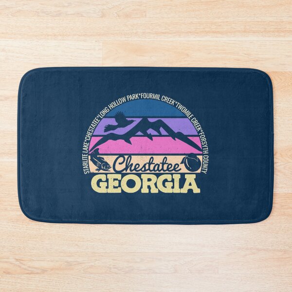 Item preview, Chestatee Georgia Sunset Retro Vintage Local Pride Logo designed and sold by CRHPOD20.