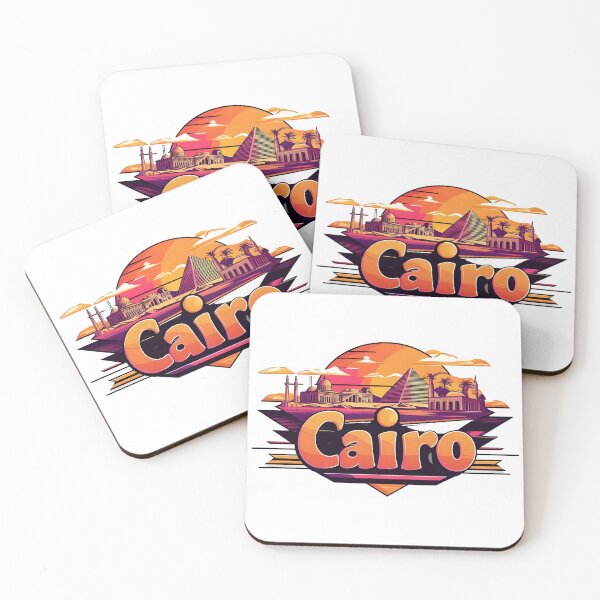 Item preview, Cairo Sunset Vector Art - Iconic Egypt Gift Shirt designed and sold by LoliDesignShop.