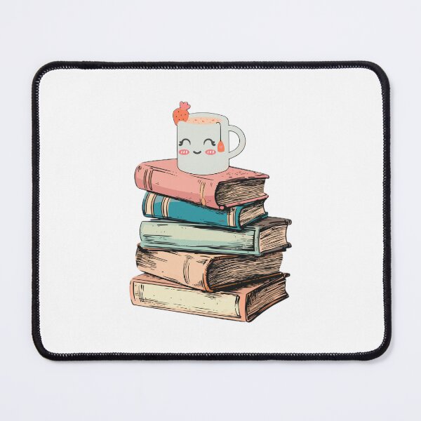 Item preview, Vintage Books Stack and Tea cup designed and sold by Yuki Shop.