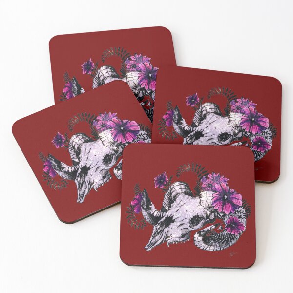 Item preview, Sparkling Dance of Death in Blooms Red designed and sold by ScaryWintertale.
