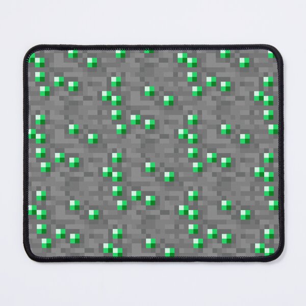 Item preview, Minecraft Emerald Ore Block Icon designed and sold by Kubala Designs.