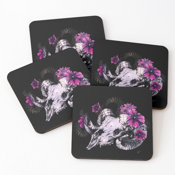 Item preview, Sparkling Dance of Death in Blooms Black designed and sold by ScaryWintertale.