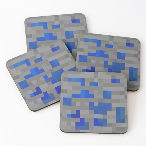Item preview, Minecraft Lapis Lazuli Ore Block Icon designed and sold by Kubala Designs.
