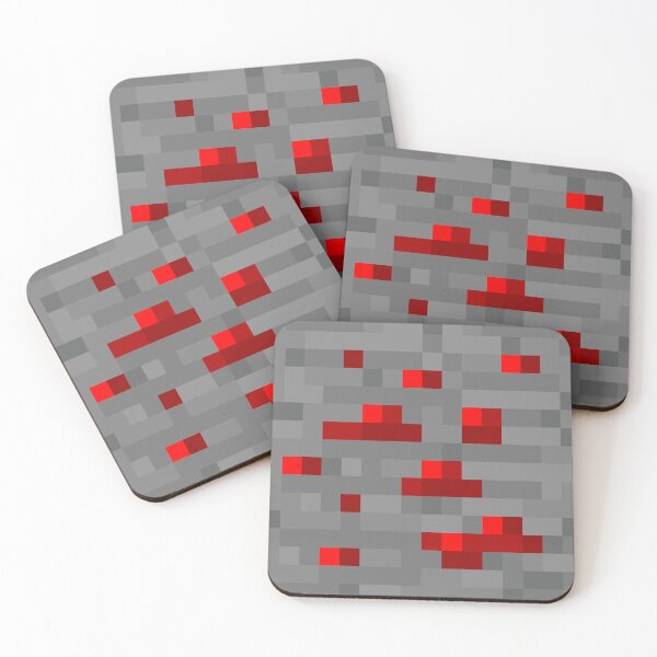 Item preview, Minecraft Redstone Ore Block Icon designed and sold by Kubala Designs.
