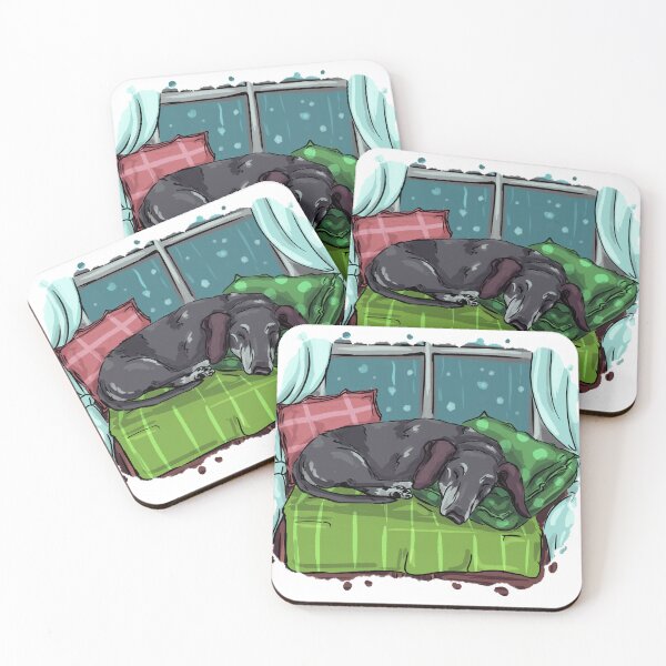 Item preview, Sleeping dachshund designed and sold by Antiope33.