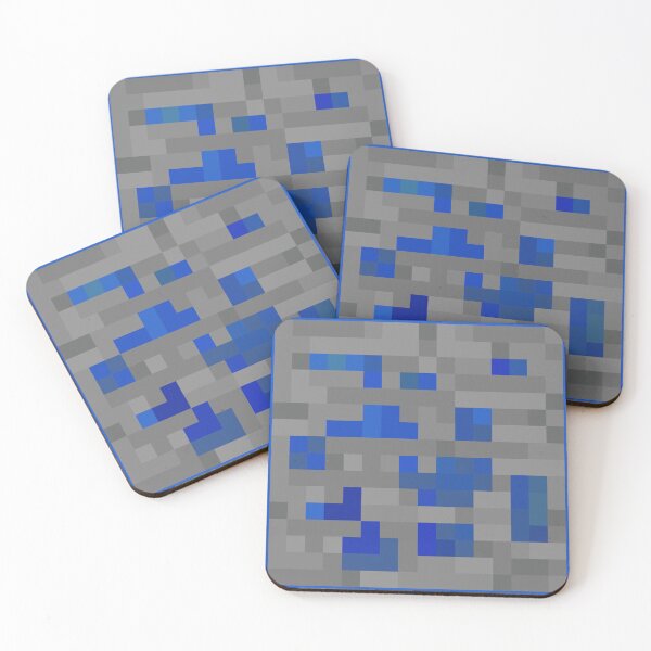 Item preview, Minecraft Lapis Lazuli Ore Block Icon designed and sold by Kubala Designs.