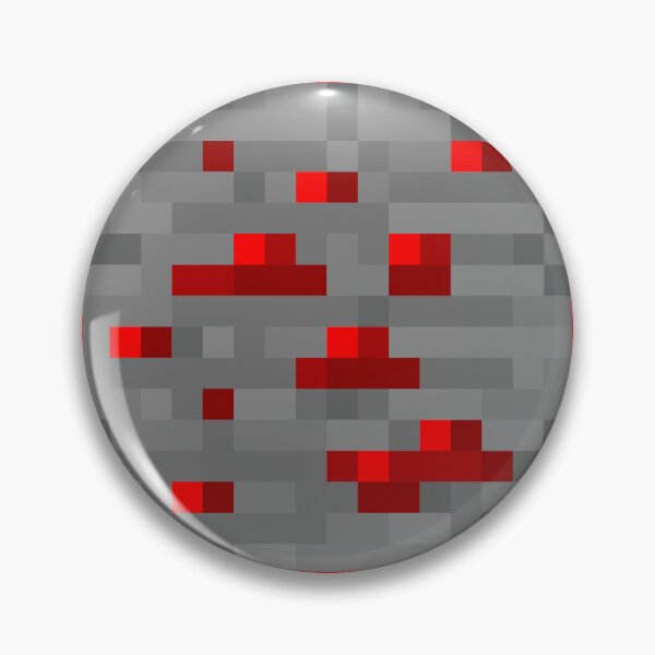 Item preview, Minecraft Redstone Ore Block Icon designed and sold by Kubala Designs.