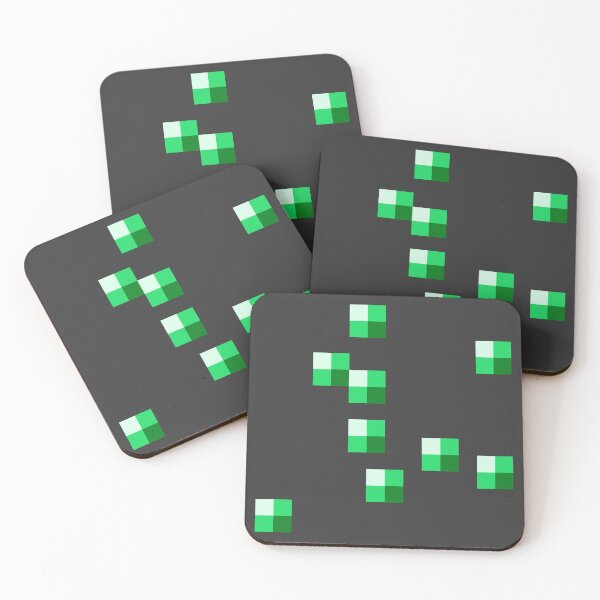 Item preview, Minecraft Emerald Ore Block Icon designed and sold by Kubala Designs.