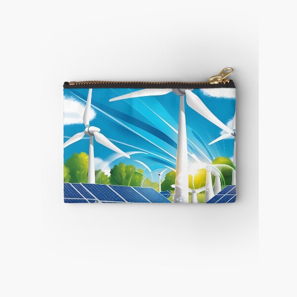 Item preview, WIND AND SOLAR renewable energy clean tech global warming climate change nature lover designed and sold by Jt41.