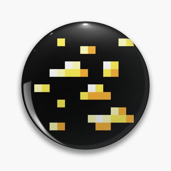 Item preview, Minecraft Gold Ore Block Icon designed and sold by Kubala Designs.