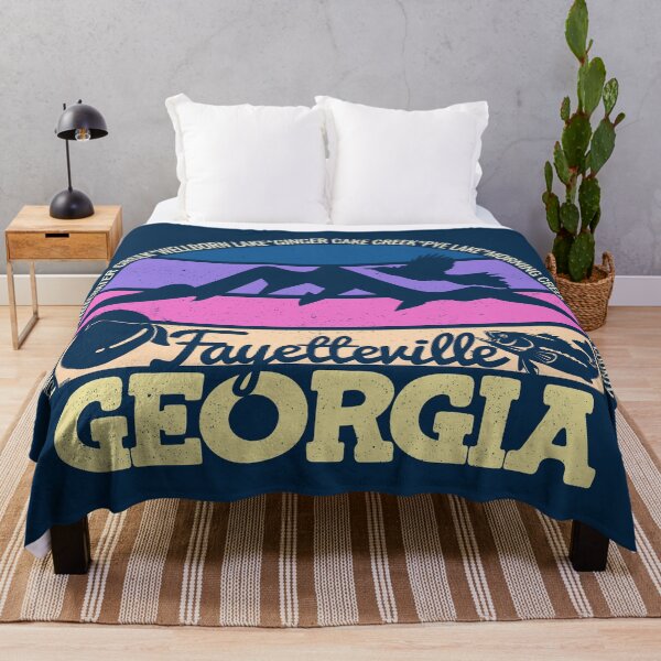 Item preview, Fayetteville Georgia Sunset Retro Vintage Local Pride Logo designed and sold by CRHPOD20.