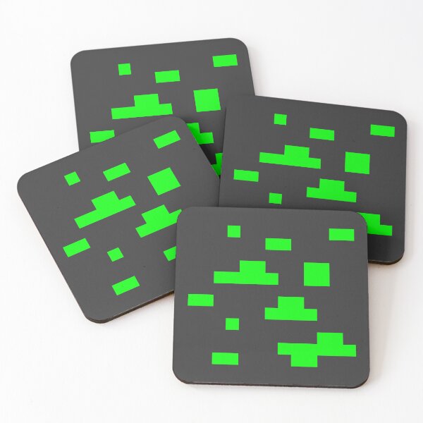 Item preview, Minecraft Emerald Ore Block Icon designed and sold by Kubala Designs.