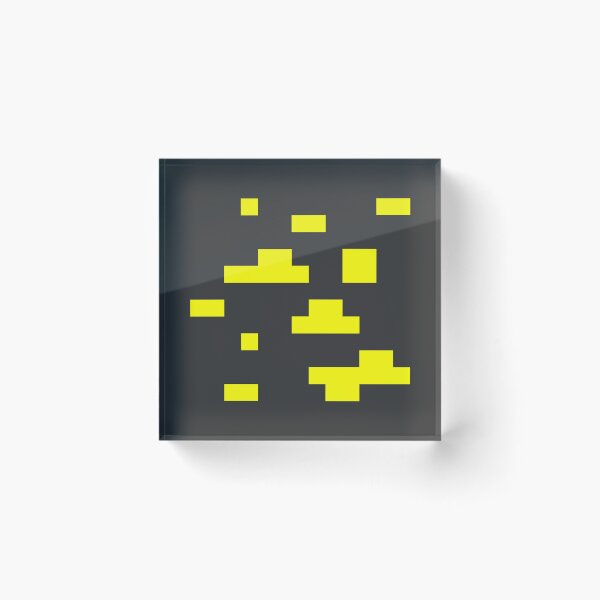 Item preview, Minecraft Gold Ore Block Icon designed and sold by Kubala Designs.