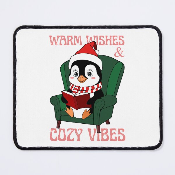 Item preview, Kawaii Penguin Reading | Christmas Cozy Vibes designed and sold by ObsidianDaz.