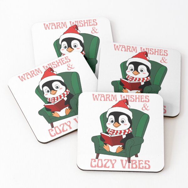 Item preview, Kawaii Penguin Reading | Christmas Cozy Vibes designed and sold by ObsidianDaz.