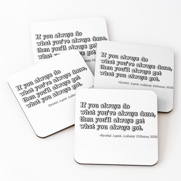 Item preview, NCIS Tony DiNozzo (Michael Weatherly) quote  designed and sold by LEYLA Hunter.