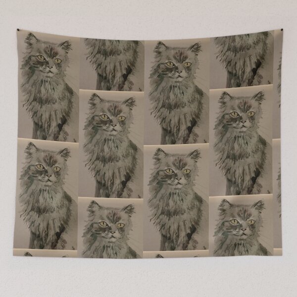 Item preview, Scraggly but handsome tomcat designed and sold by Jacinta hunt.