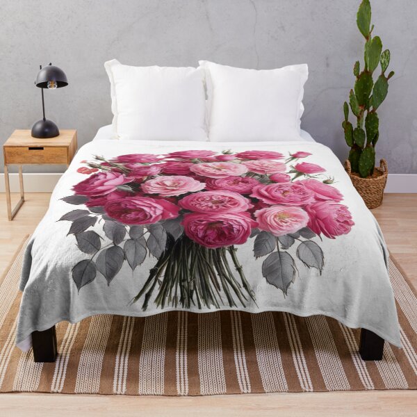 Item preview, A bouquet of pink roses is arranged in a vase designed and sold by PWDigitalArt.