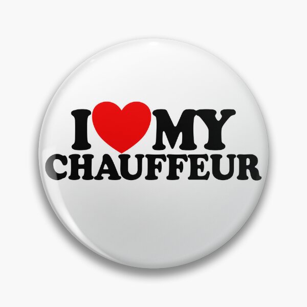 Item preview, I Love My Chauffeur Red Heart Driver Love My Chauffeur Gear designed and sold by DynamicDesign.