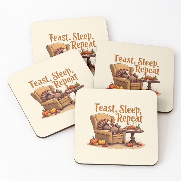 Item preview, Feast, Sleep, Repeat designed and sold by Glint-Design.