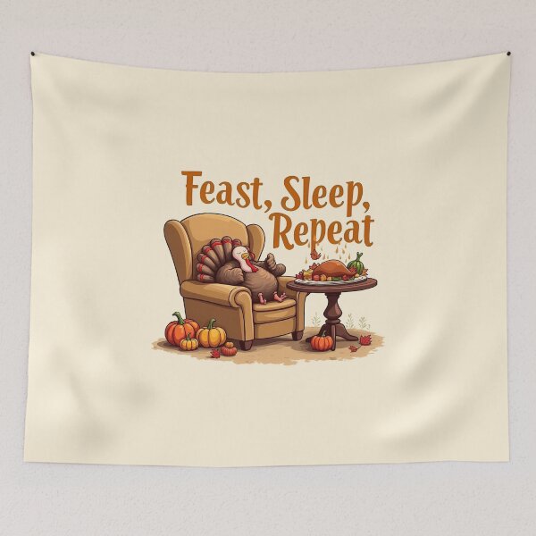 Item preview, Feast, Sleep, Repeat designed and sold by Glint-Design.