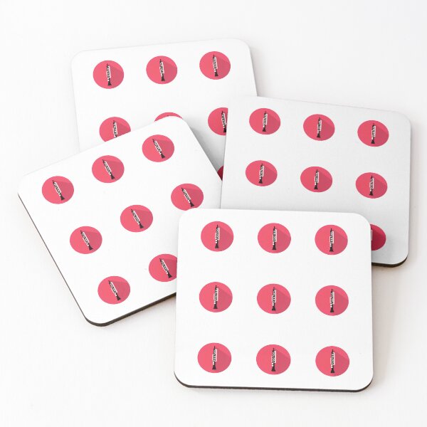 Item preview, circle Oboe Sticker pack in Red designed and sold by Ric1926.