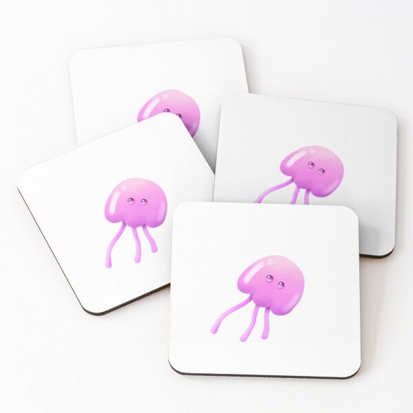 Item preview, Cute Pink Jellyfish designed and sold by pupuhouseart.