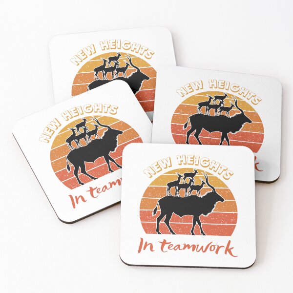 Item preview, Three Against the Setting Sun: A Trio of Antelopes Climb to New Heights designed and sold by SplashTastic.