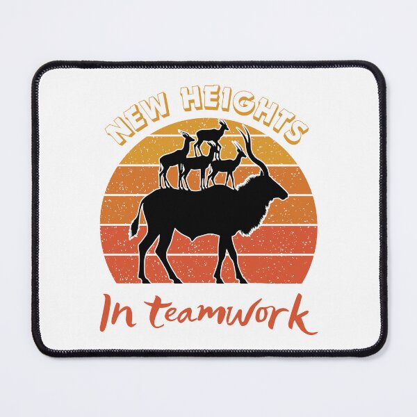 Item preview, Three Against the Setting Sun: A Trio of Antelopes Climb to New Heights designed and sold by SplashTastic.