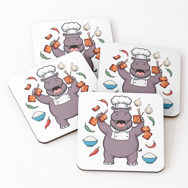 Item preview, Spicy Chef Hippo T-Shirt designed and sold by fashionsicon.
